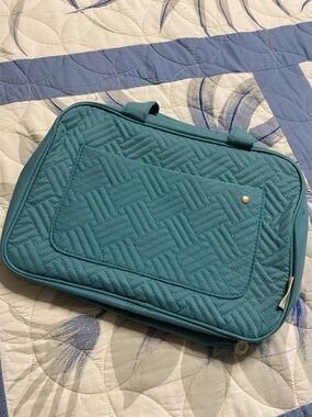 BAGSMART Teal Green Quilted Travel Organizer Bag